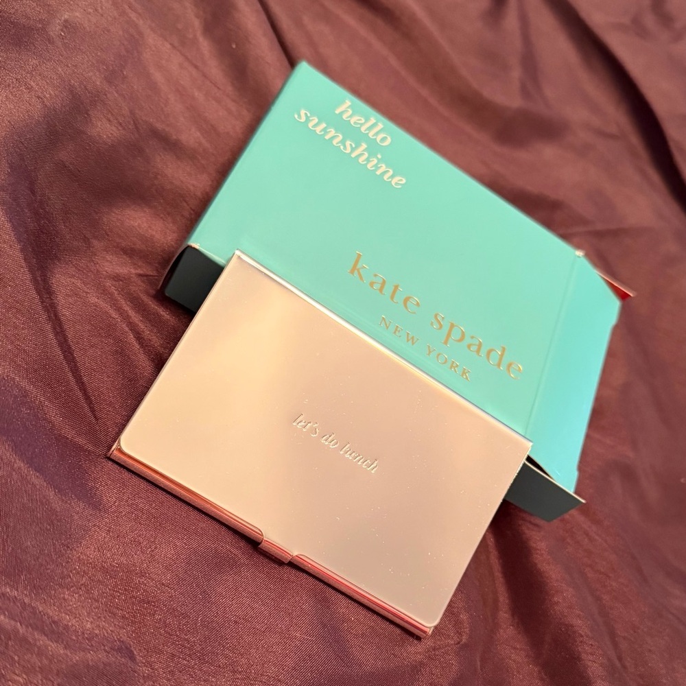 Kate Spade Silver Card Case